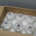 YANLING Small White Vase for Decor, 6 Pack Ceramic Vases for Pampas Grass, Boho Vase for Home Decor White Vases for Flowers, Modern Ceramic Vase Dried Flowers Vases