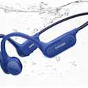 DOOGEE Bone Conduction Headphones IP68 Waterproof Swimming Headphones,10H Battery Life Sports Running Wireless Bluetooth 5.4 Open Earphones 32GB MP3 Dual Modes for Cycling,Underwater Swimming,Fitness