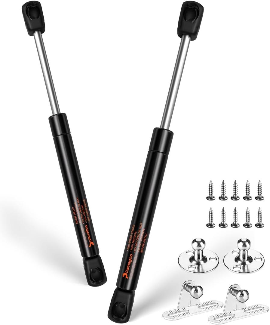 C16-18233 10 Inch Gas Struts 40 Lbs/178N, Truck Tool Box Shock 10" Gas Spring Lift Support for Boat Lid Shock Compartment Storage RV Cabinet Door Weatherguard Aluminum Pickup Toy Box