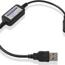 Heated Jacket Adapter Charger USB Plug Cable Compatible with M12, Revean, Snap-on, Metabo, Craftsman, AEG, Makita (Easy for Travelling and Outdoor)