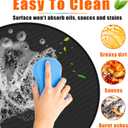 Round Fire Pit Mats for Under Fire Pit Compatible with Solo Stove, Accessories Compatible with Solo Stove , 3-Layer Fireproof Esay to Clean Grill Mats for Outdoor Grill to Protect the Deck, 39in (Black)