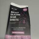 Breast reduction recovery supplies after surgery needs - Silicone scar sheets for surgical scars - Comfortable under Post op Bra