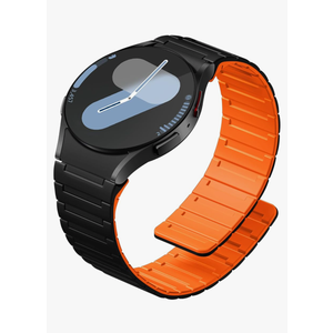 SNBLK Magnetic Band Compatible with Samsung Galaxy Watch 7 Band 6 5 4 Active 2 FE 40mm 44mm/5 Pro 45mm/6 4 Classic/Watch 3, No Gap 20mm Magnet Silicone Sport Strap for Samsung Watch Bands Men Women
