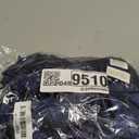 DEEKA 12 PCS 7" Large Glitter Cheer Bows Shiny Cheer Hair Bows Ponytail Holder Handmade for Cheerleader Girls Softball Sports -Navy Blue