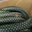100ft Lightweight Non-Expandable Garden Hose with 10-Pattern Nozzle - Anti-Kink, Durable Triple-Layer Construction, Flexible All-Weather Hose for Watering, Car Wash, Pet Bathing