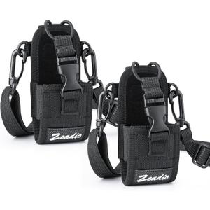Zeadio Versatile Two-Way Radio Case, Universal Durable Holster Pouch Case Holder for Two-Way Radio Walkie Talkies (ZNC-D, Pack of 2) (Basic Version)