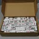 1.2 American Mahjong Tiles, 166 American Mahjong Tiles with White Color (Tiles Only, No Dice and Other Accessories)