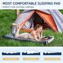 HomeMate CertiPUR-US Memory Foam Camping Mattress Pad Portable Roll Up Mattress for Adults Sleeping Mat Cot Mattress Pad Single / 75*30*3