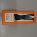 TORRAS Phone Lanyard Crossbody with 2 Phone Tabs, Adjustable Anti Theft Phone Strap for All Phones, Premium Metal Buckles, Skin-Friendly, Universal Cell Phone Neck lanyard for Travel Essentials, Black