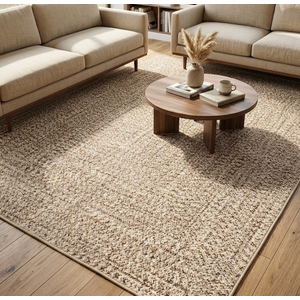 Area Rug for Kitchen, Living Room & Bedroom – Eco-Friendly, Durable, Washable Floor Mat – 5x7 Inch Rustic Farmhouse Décor
