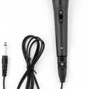 Microphone Professional Portable Wired Microphone Karaoke Sings Microphone Live Recording for Cell Phone Recording Noise Recording Microphone Condensate Microphones (Black)