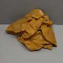 Lecloud Leia Dark Gold Sheer Kitchen Curtains 36 Inch Length, Breathable Clip Textured Leaf Cafe Bedroom Voile Curtain Tiers, Dual Rod Pockets Jacquard Bathroom Bedroom Drapes, 40 W x 36 L