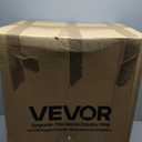 VEVOR Broadcast Spreader, 100LBS Capacity, Walk-Behind Push Spreader, 0-9.8ft Spreading Width, 13 in All Terrain Pneumatic Tires, Fertilizer Spreaders with Hopper Grate, for Seed Salt Ice Melt
