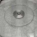 27" Tempered Glass Lazy Susan Turntable - Round Rotating Serving Tray for Dining Table, Kitchen, Party - Heat-Resistant, Silent Spinner, Modern Design