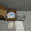 Hollowfly 30 Sets Snow Globe Picture Frame Craft Kit DIY Christmas Photo Frame Snowglobe Craft Photo Ornament Bulk with Snowflakes and Artificial Snow for Xmas Winter Party Decor Supply Gift(Snowman)