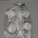 5Pcs Christmas Window Lights, Battery Powered Twinkle Lights Christmas Decorations Indoor Outdoor for Wall Door Porch Balcony Glass Decor with Suction Cup & Timer