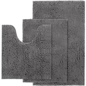 Bathroom Ultra Bath Mat 3 Piece Bathroom Bathroom Accessories Bath mat Kitchen mat Bathroom Bathroom Runner Shower mat Bathroom
