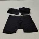 BAMBOO COOL Men's Underwear Boxer Briefs Fly with Built-in 3D Pouch Comfortable Cool Underwear for Men 4 Pack (Large)