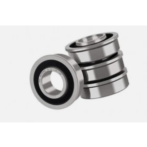 XiKe 4 Pack Flanged Ball Bearing ID 1/2" x OD 1-1/8", Suitable for Lawn Mower, Wheelbarrows, Carts & Hand Trucks Wheel Hub, Replacement for MTD, Honda, 12118 ＆ Rotary 324 Etc.