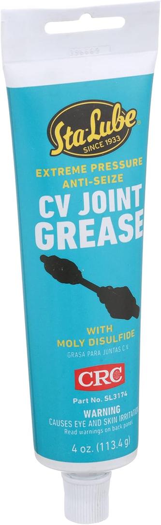 Sta-Lube Constant Velocity (CV) Joint Grease SL3174 - 4 Wt. Oz. Tube, Extreme Pressure, Anti-Seize Grease