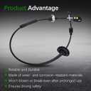 5L3Z7E395BA Automatic Transmission Shift Cable Fit for Ford F150 2005 2006 2007 2008 4.6L 5.4L V8 4R70W, Console Gear Shifter Control Replace 5L3Z-7E395-BA