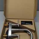 Bathroom Faucets for Sink 3 Hole, Hurran 4 inch Brushed Nickel Bathroom Sink Faucet with Pop-up Drain and Supply Lines, Stainless Steel Centerset Faucets for Sink Vanity RV