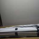 10x10 Pop Up Canopy - Instant Setup Beach Tent with Wheeled Carry Bag, 8 Sandbags & 4 Guy Lines - Portable Sun Shade for Camping, Events, Silver Coated Top, White