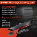 923-127 Third Brake Light Compatible with Ford Transit 150 250 350HD 2018 2019 Center Stop Light 3rd Brake Light Assembly