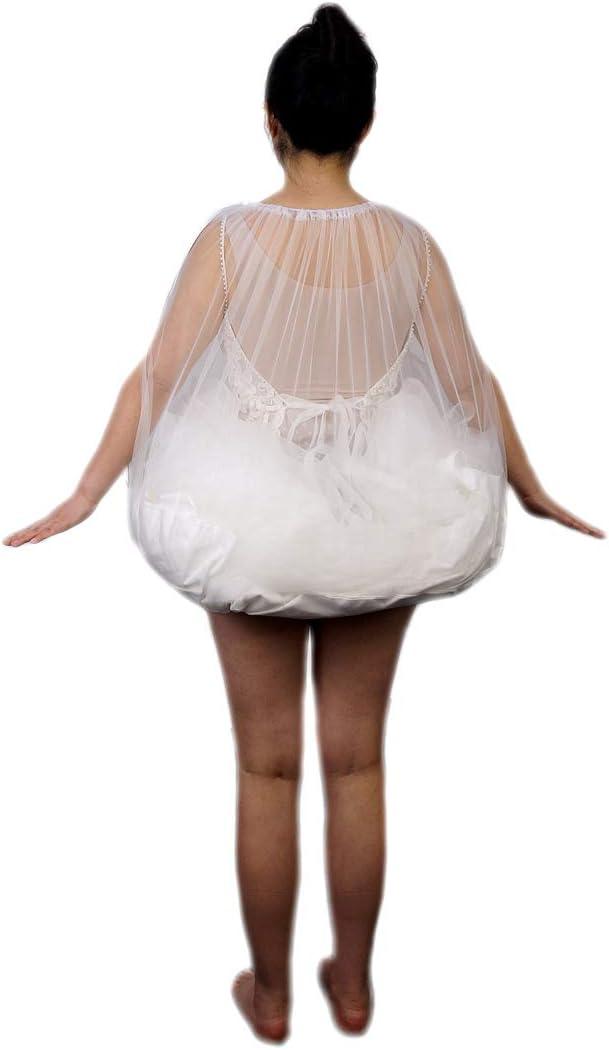 Bridal Wedding Dress Petticoat Underskirt Save You From Toilet Water Wedding Accessories 111 Ivory (White)