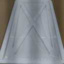 Glitzhome 22" L White Wooden Tree Collar Tree Stand Cover Decorative Christmas Tree Skirt Collar for 7.5ft Tree Christmas Decoration