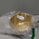 MY MIRONEY Metal Hanging Planter Basket 2PCS Golden Round Plant Pot Hanger with Chain for Home Decor, Indoor & Outdoor Use, 7.28" x 3.35"