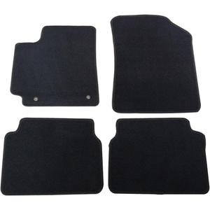 Floor Mats Compatible with 2009-2013 Toyota Corolla, 4Dr Factory Fitment Car Floor Mats Front & Rear Nylon by IKON MOTORSPORTS, 2010