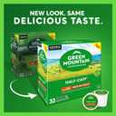 Green Mountain Coffee Roasters Half Caff, Single-Serve Keurig K-Cup Pods, Medium Roast Coffee Pods, 32 Count (EXP 06/18/28)