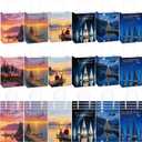 Kolldenn 30 Pcs Nautical Employee Appreciation Kraft Paper Gift Bags with Handle Bulk 8.27" x 5.91" x 3.15" Small Office Valentines Day Paper Bags for Coworker Team Staff Party Supplies Decor