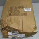 GSSUSA 200 Pack Black Paper Gift Bags 5.25x3.75x8'', Black Kraft Bags with Handles Bulk for Shopping, Craft, Grocery, Party, Retail, Lunch, Business, Wedding, Merchandise, Boutique