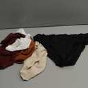 Kiqnsam Seamless Underwear for Women No Show Hipster Bikini Panties Low Rise Cheeky Breathable Soft Invisible Briefs 6 Pack XL