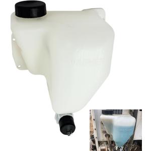 603-5404 Heavy Duty Windshield Washer Fluid Reservoir with Washer Pump & Cap, Compatible with 1989-2007 Peterbilt 357 375 377 379, Replacement Washer Reservoir Tank Replaces# R86-6001