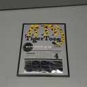 DOK TigerToes Premium Non-Slip Dog Socks for Hardwood Floors - Extra-Thick Grip That Works Even When Twisted - Prevents Licking, Slipping, and Great for Dog Paw Protection - Size Medium (Classic Grey)