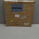 Presentime & Co 16" Farmhouse Series in/Outdoor Clock with Thermometer & Hygrometer, Weathered White Color. Weather Thermometer, Weather Station, Farmhouse Décor, Outdoor Décor, Wall Décor