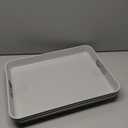 3 Kitchen Cookware tray with handle, grey