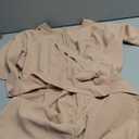 Cicy Bell Women's Elegant V Neck Jumpsuits Dressy Casual Short Sleeve Wide Leg Long Pants Rompers (Medium, Khaki)