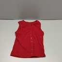 Womens Going Out Tops Summer Spring Ribbed Tank Sexy Crop Cute Y2K Button Down T Shirts Fashion Clothes 2025 (Small, Red)