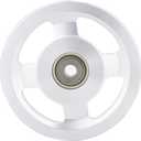 Yosoo Health Gear Fitness Pulley Wheel, Universal Aluminum Alloy Bearing Pulley Wheel Gym Diameter 90mm&115mm for Exercise Strength Training Accessory