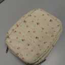 Lunch Bags for Kids Girls Insulated Lunch Boxes Corduroy Cooler Toddler Lunch Tote Bag Thermo Picnic Bag for School Children (Corduroy-Beige Strawberry)