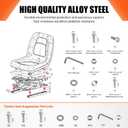 Suspension Kit with Slider Track for Zero Turn Lawn Mower Tractor Forklift, Compatible with Most Aftermarket Seats - Same Day Shipping