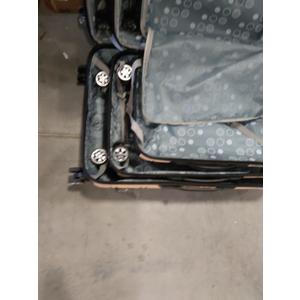 Rockland Melbourne Hardside Expandable Luggage with Spinner Wheels, Champagne, 3-Piece Set (20/24/28)