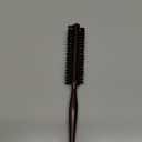PERFEHAIR Small Round Hair Brush for Thin or Short Hair, Mini Round Boar Bristle Beard Brush for Men & Women