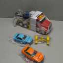 Jova Vroomix Kids Tow Truck Toys for 3 4 5 6 7 Years Old Boys, Toddler Car Toys, Large Truck with 2 Transformation Cars and Trailer, Crane with Lights and Sounds, Christmas Birthday Gifts