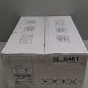 46" Low Profile Ceiling Fans with Lights and Remote, Black Indoor Ceiling Fan Light with Quiet Reversible DC Motor,Modern Flush Mount Ceiling Fans with Dimmable LED for Bedroom Kitchen