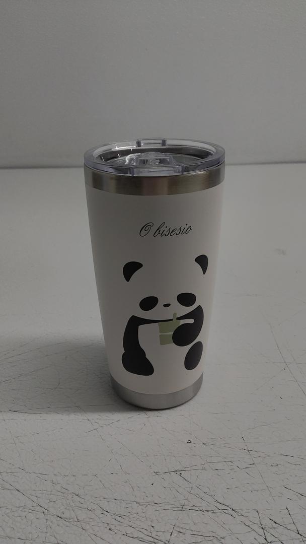 Panda Tumbler - 20oz Travel Mugs with Lid - Funny Gifts for Panda Lovers - Kids, Women, Girls - Birthday, Christmas, Back To School